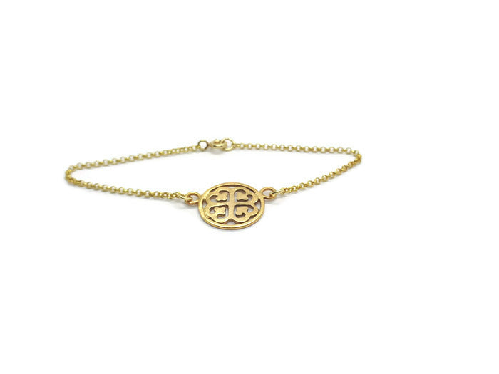 Purity Adinkra Bracelet Gold