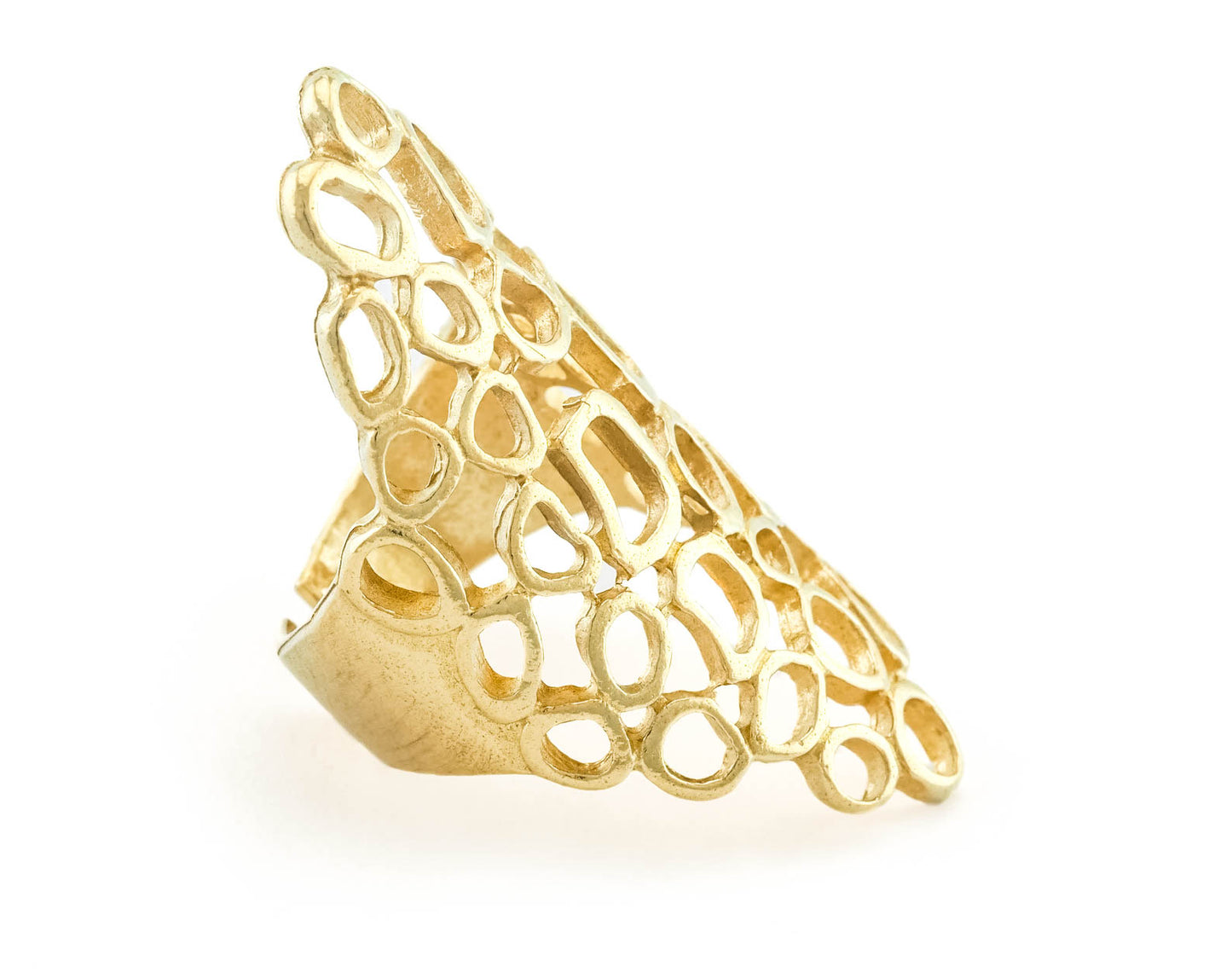 Chunky Brass Statement Rings